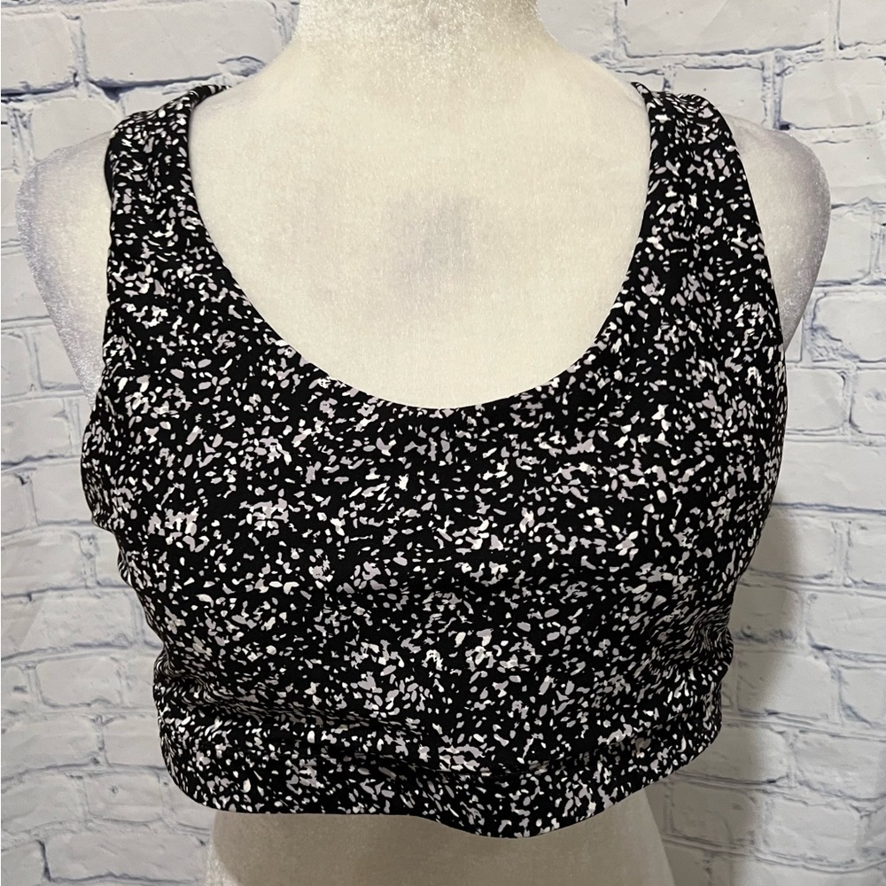 Old Navy Black Powersoft Go-Dry Strappy Sports Bra for Women Size XL
